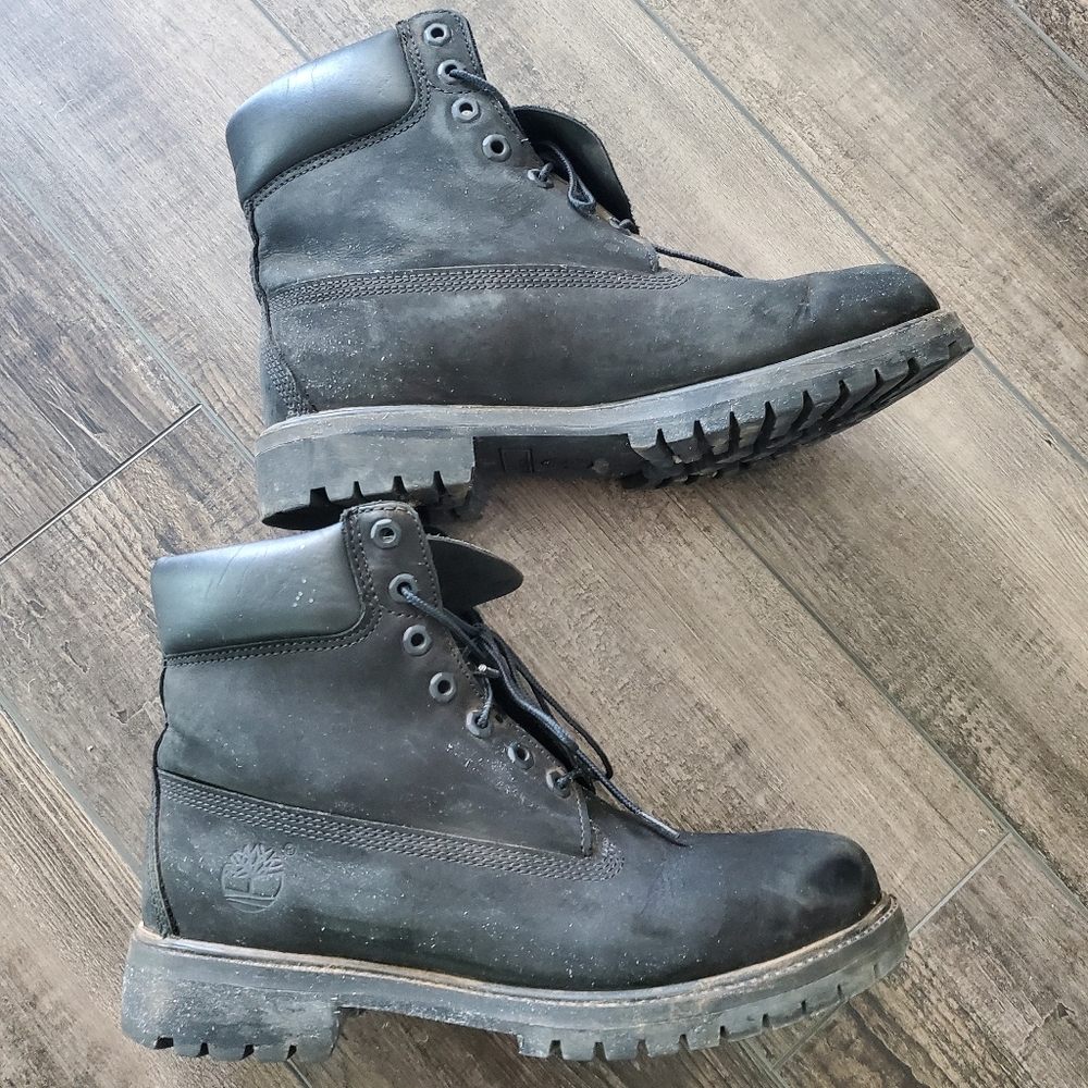 Mens Black Timberland Boots